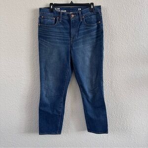 J.Crew Slim Boyfriend Jeans Size 29 Medium Wash Stretch Denim